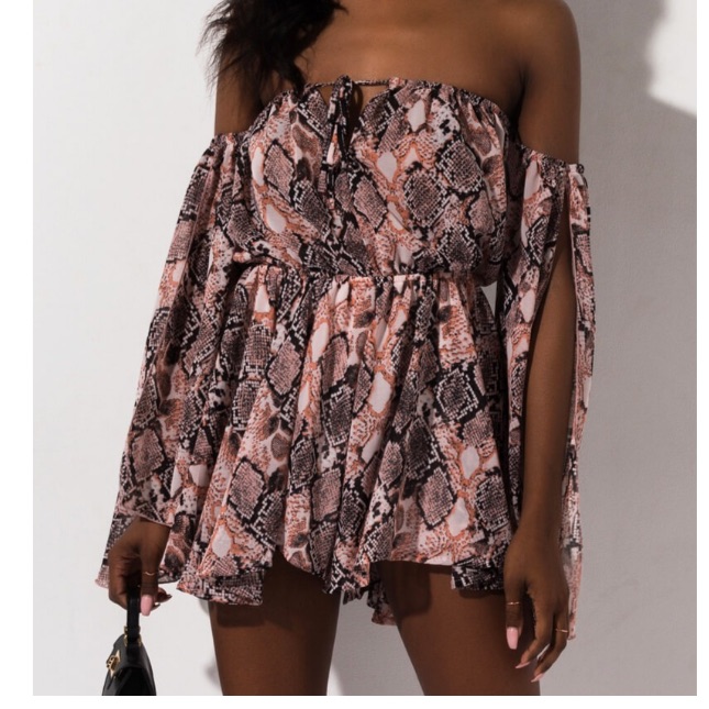 Off Shoulder Romper!